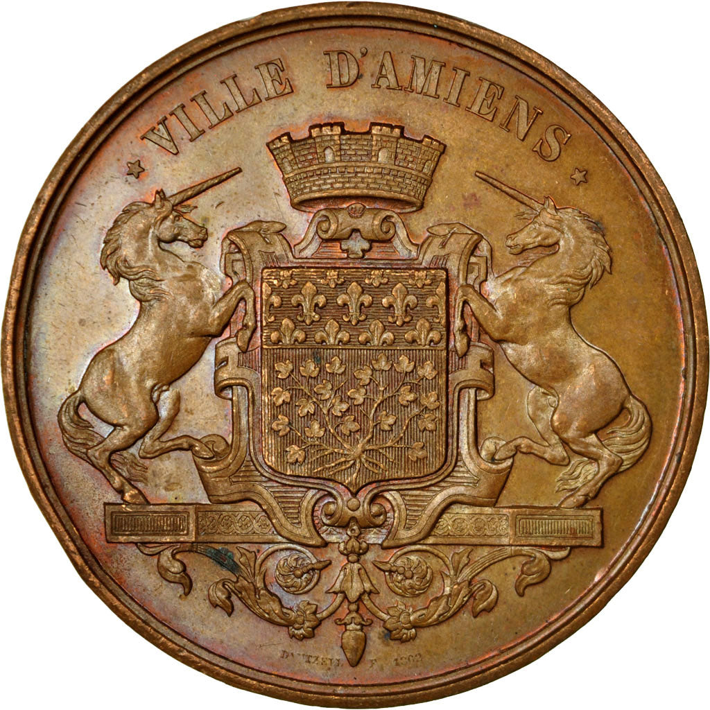 France, Medal, Société Mixte de Tir, 12ème Régiment d'Infanterie, Amiens