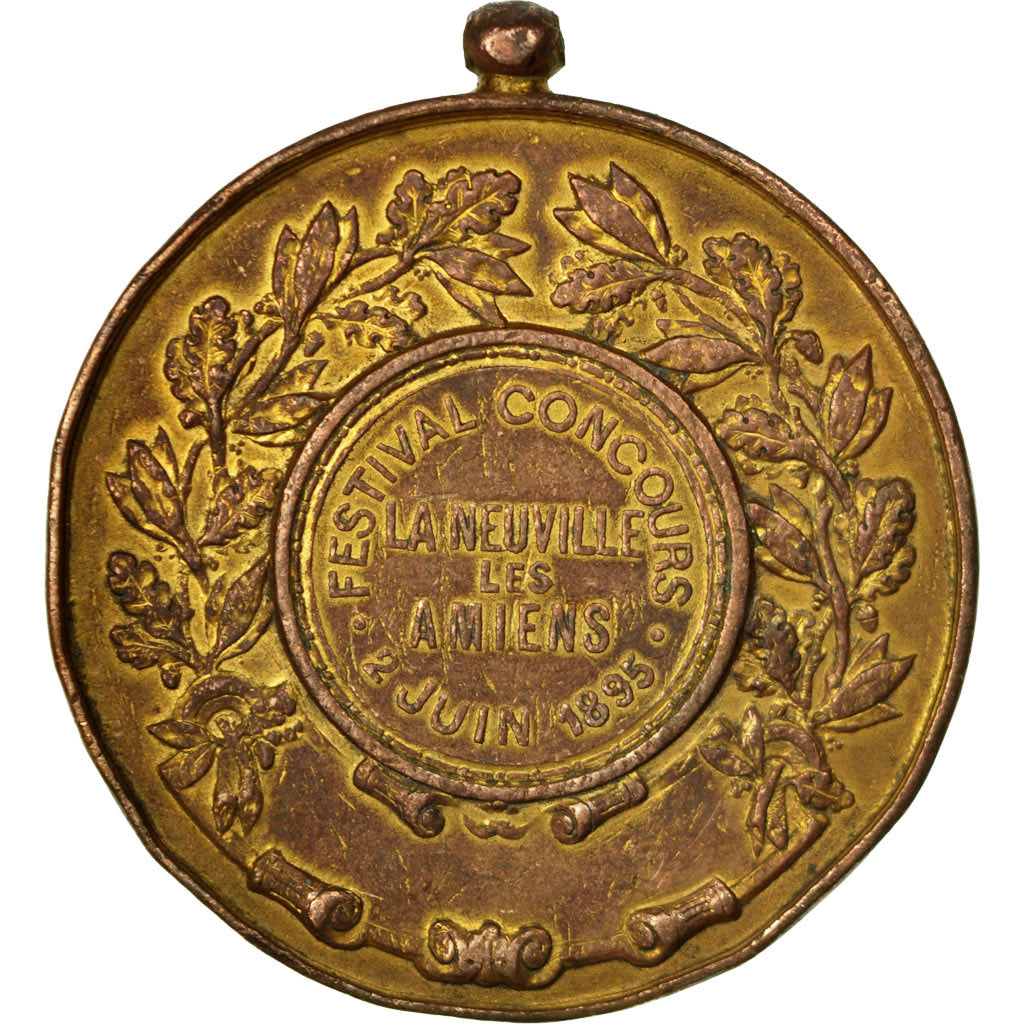 Frankreich, Medaille, Festival Concours, La Neuville les Amiens, 1985, S, Bronze