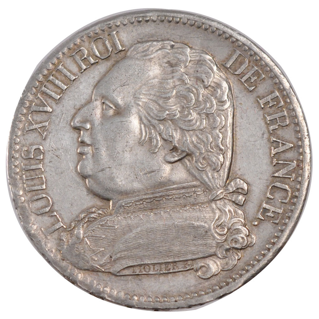 Francia, 5 Francs, 1814, Paris, SPL, Argento, Gadoury:591