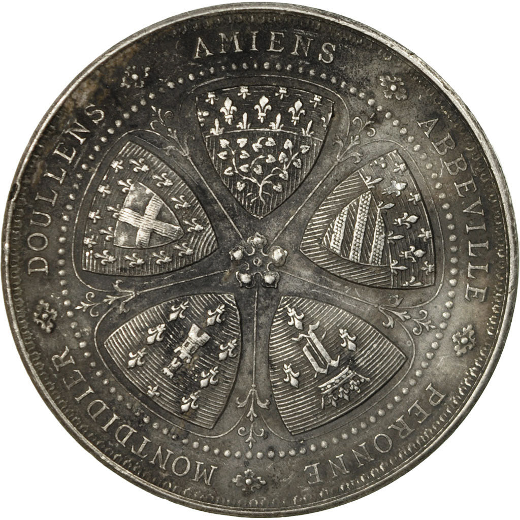 France, Medal, Société Industrielle d'Amiens, VF(30-35), Silver