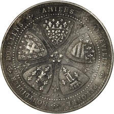 France, Medal, Société Industrielle d'Amiens, VF(30-35), Silver