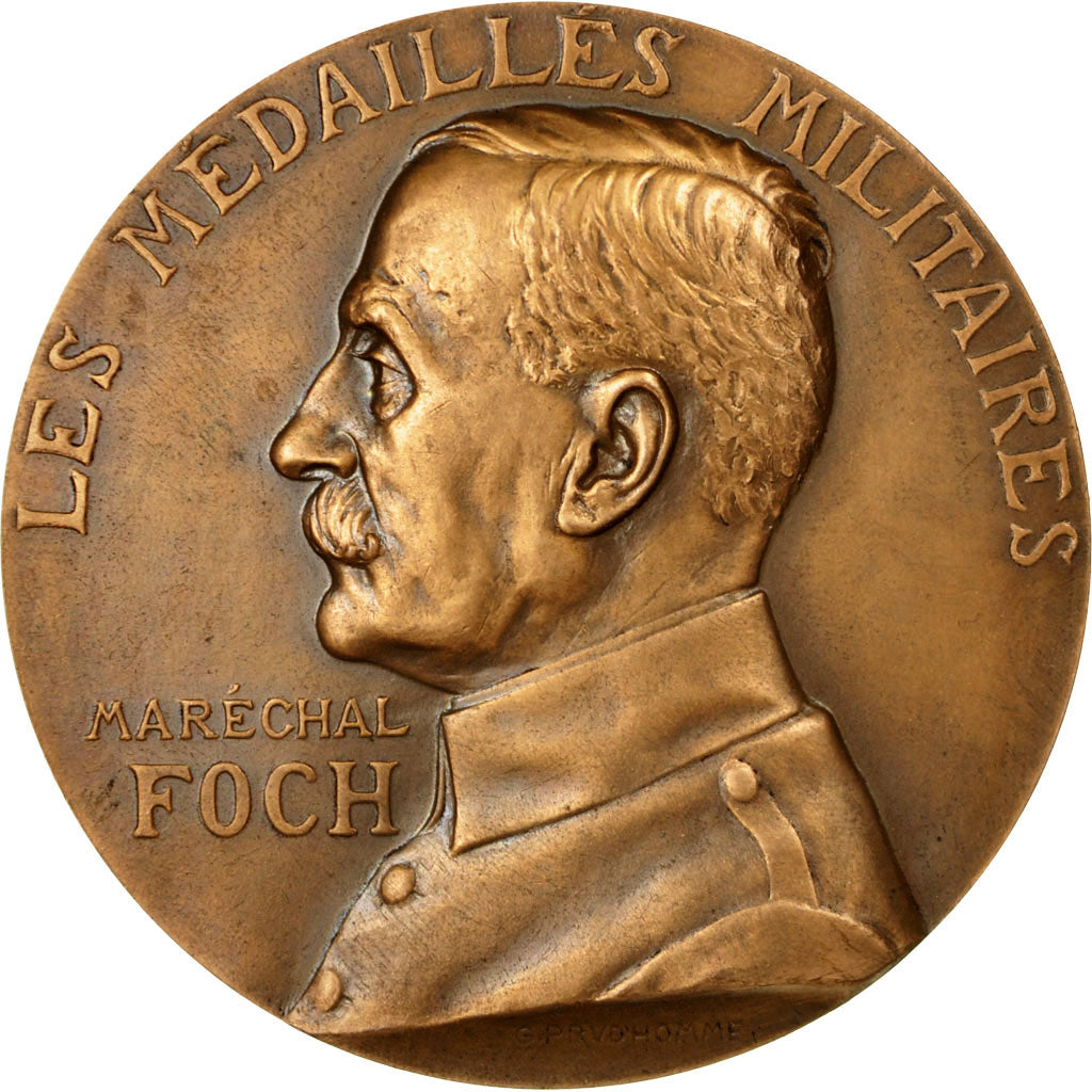 Frankreich, Medaille, Maréchal Foch, Valeur-Discipline, Prud'homme.G, UNZ+
