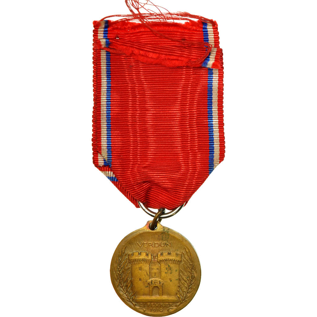 France, Médaille de Verdun, Medal, 1914-1918, Very Good Quality, Vernier