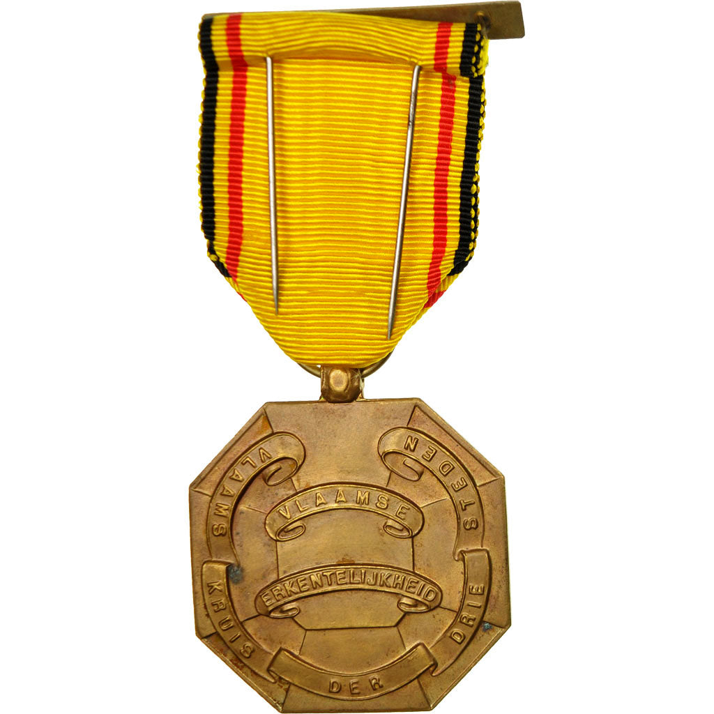 Belgium, Médaille des 3 Cités, Ypres, Medal, 1914-1918, Excellent Quality