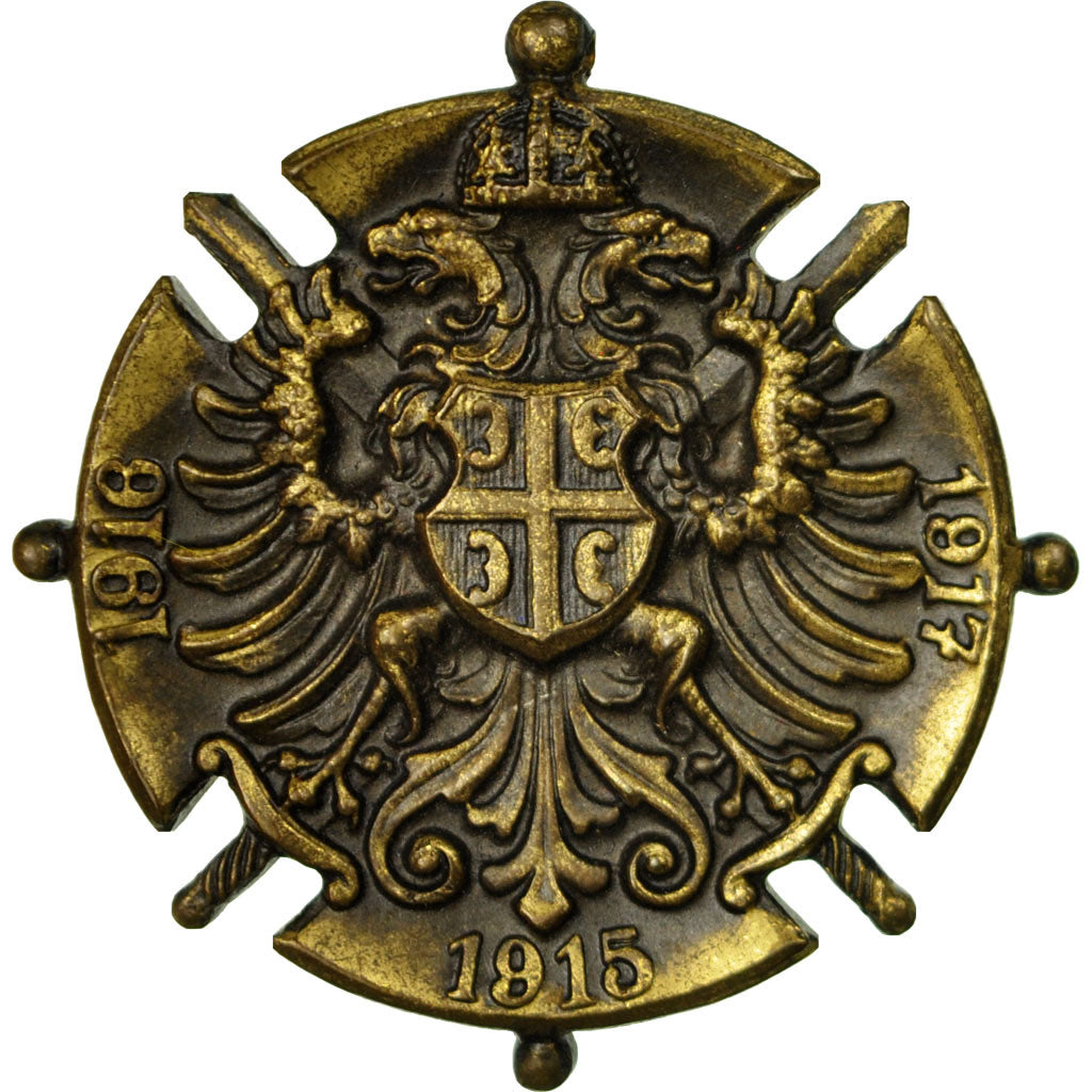 Serbia, Médaille commémorative de Serbie, Medal, 1915-1917, Excellent Quality