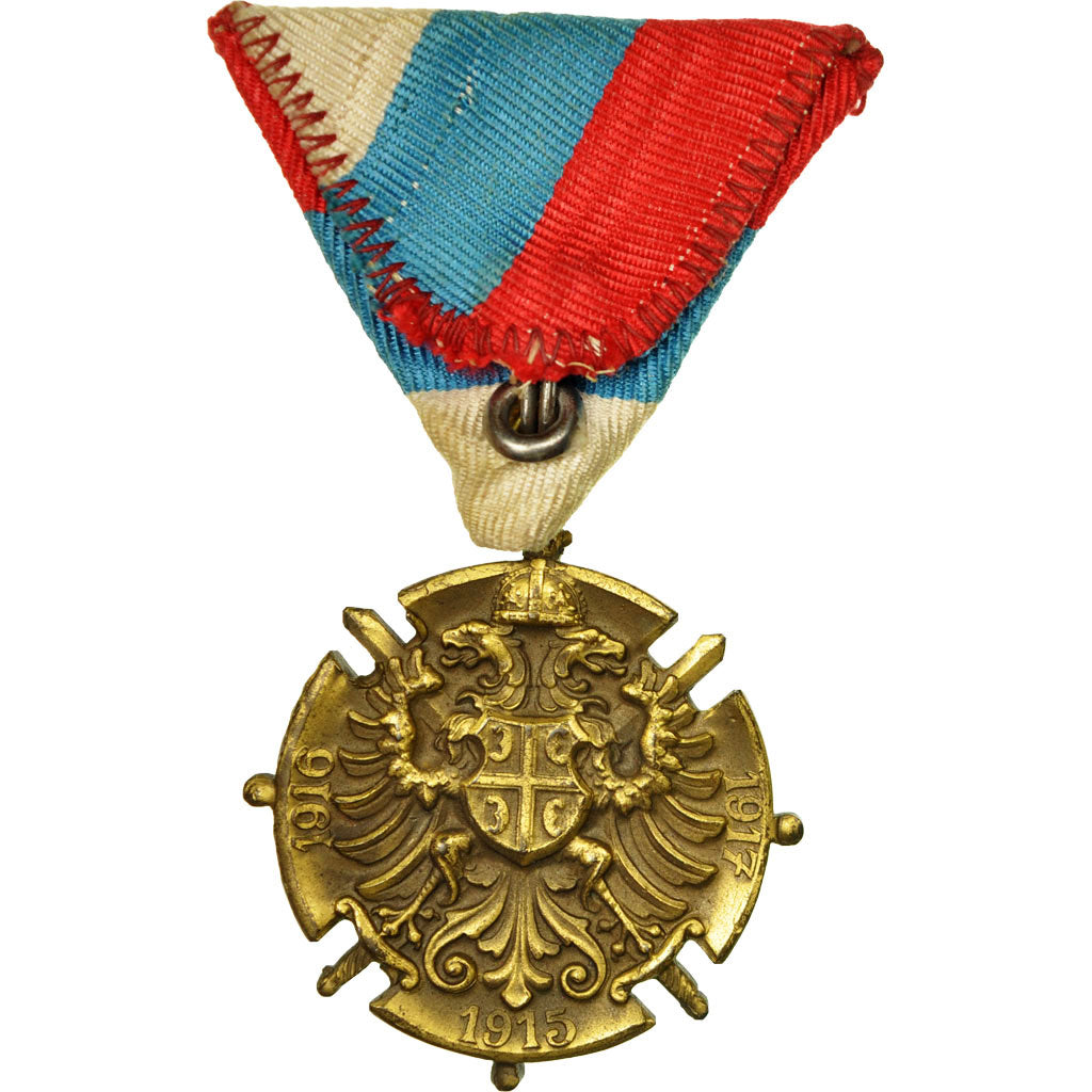 Serbia, Médaille commémorative de Serbie, Medal, 1915-1917, Excellent Quality