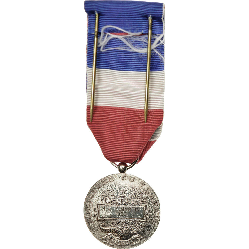 Frankrijk, Médaille d'honneur du travail, Medaille, 1986, Excellent Quality