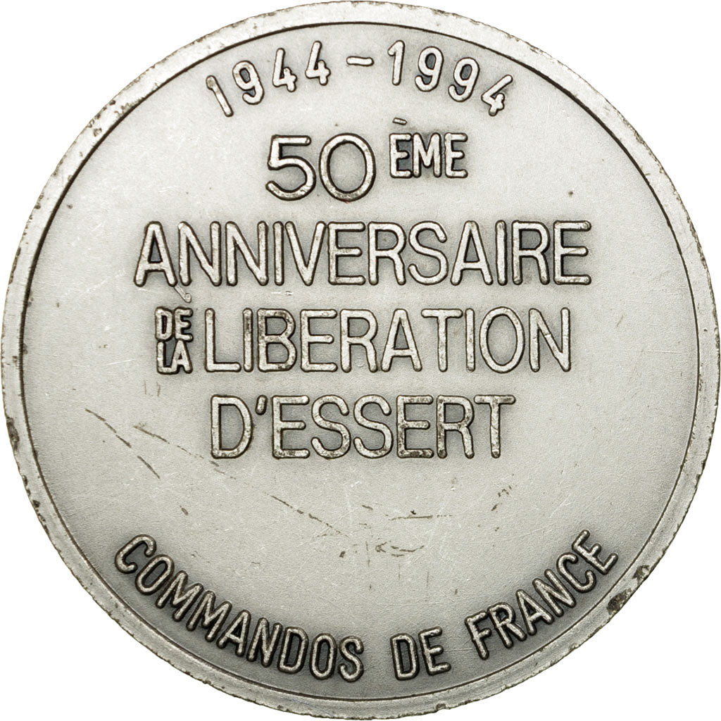 France, Médaille, 50 ème Anniversaire de la Libération d'Essert, 1994, TTB+
