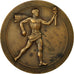 Francia, medaglia, Centenaire Arthur Martin, Flamme Olympique, 1954, Marcel