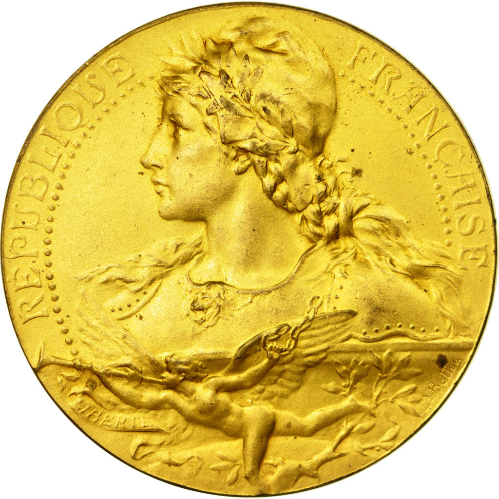 Francia, medalla, Economie Domestique, Alimentation, Paris, Bottée, EBC, Bronce