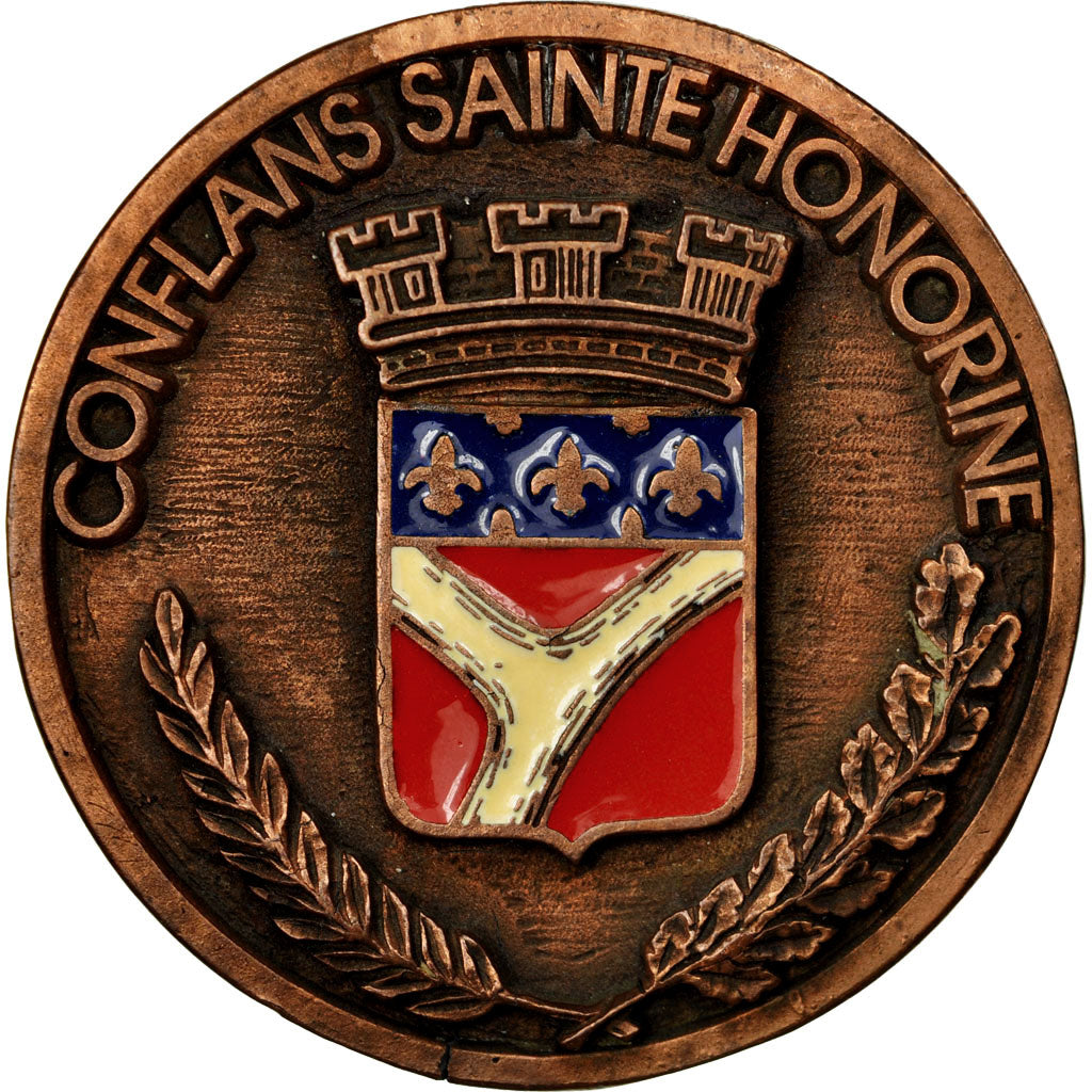 Frankreich, Medaille, Ville de Conflans Saint Honorine, SS, Bronze