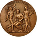 France, Medal, Banque, Crédit du Nord, 1973, Dropsy, MS(64), Bronze