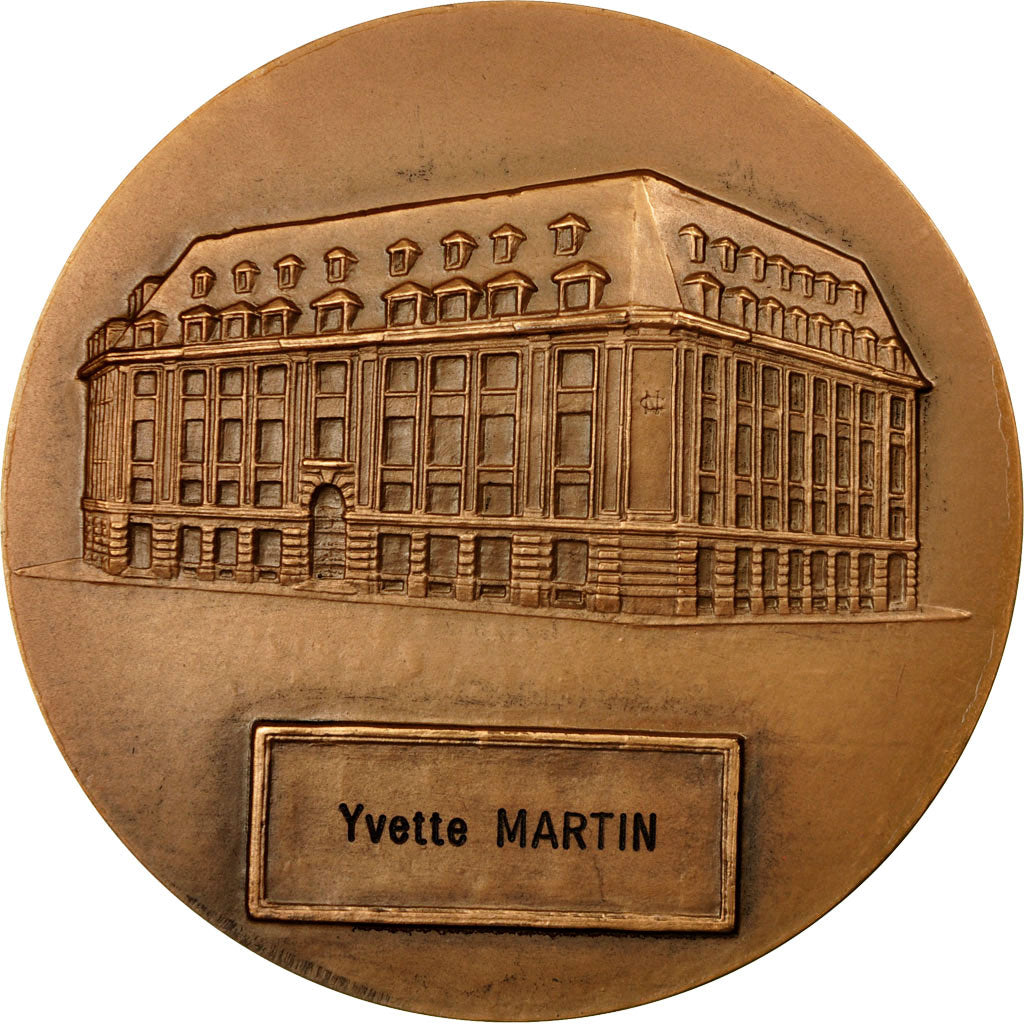 France, Medal, Banque, Crédit du Nord, 1973, Dropsy, MS(64), Bronze