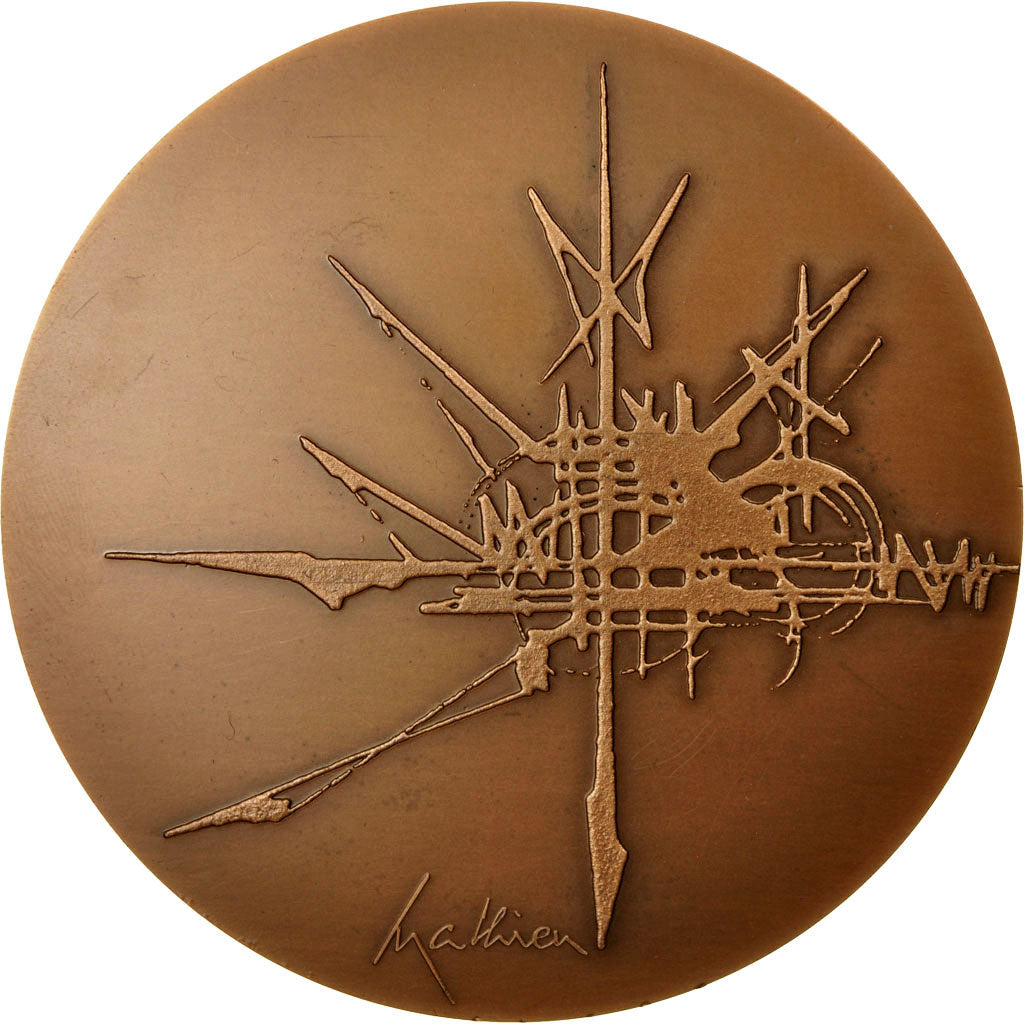 Frankreich, Medaille, Banque, Crédit du Nord, 1977, Mathieu, UNZ, Bronze
