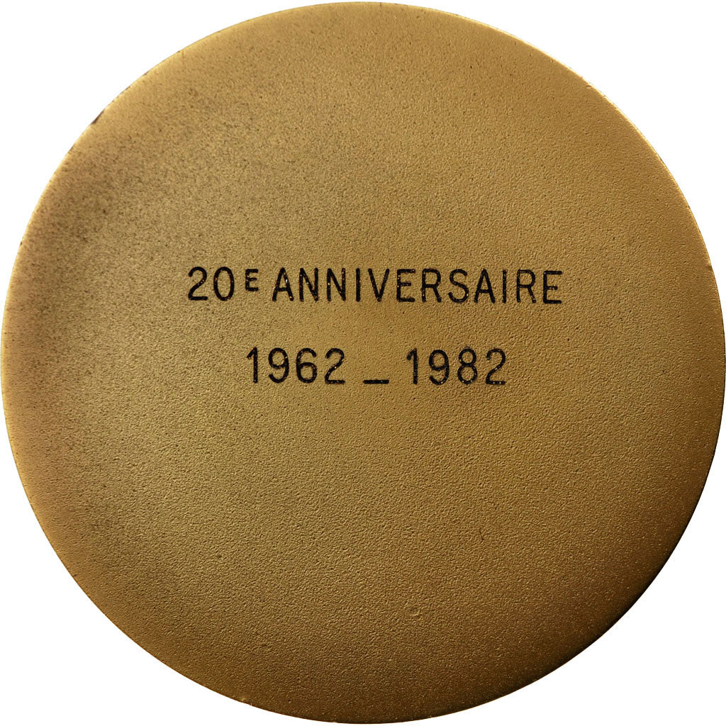 France, Médaille, 20ème Anniversaire de la Matmut, Mutuelle, 1982, Augis