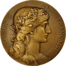 France, Médaille, Marianne, République Française, Dupuis.D, SUP+, Bronze