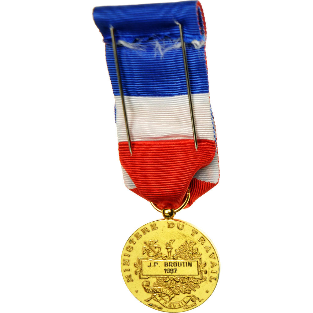 France, Médaille d'honneur du travail, Médaille, 1997, Excellent Quality