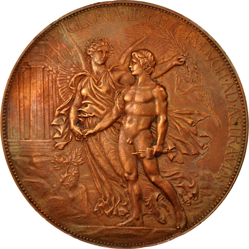 France, Médaille, Uniface, Ecole d'Astronomie ou d'Architecture, Paris