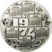 France, Medal, Calendrier, Philips, 1974, MS(63), Silvered bronze