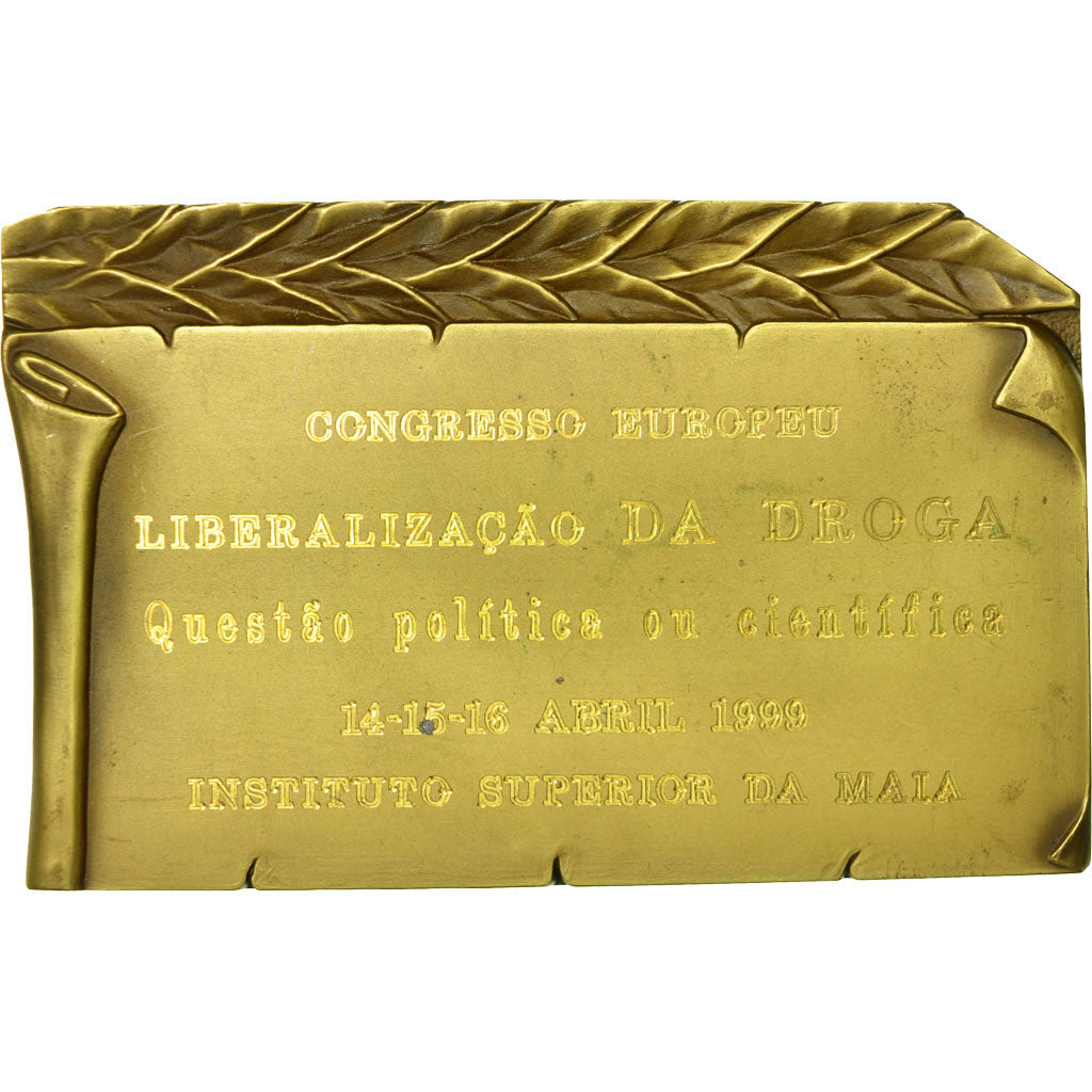 Portogallo, medaglia, Congresso Europeu, Liberalizaçao Da Droga, Instituto Da