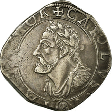 City of Besançon, Teston, immobilization in the name of Charles V, 1623, Silver