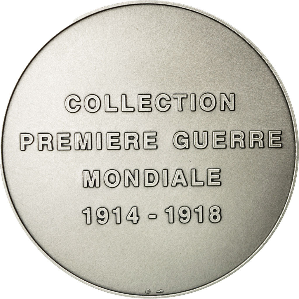 France, Médaille, Le général Mangin devant Douaumont, Pillet, SPL+, Silvered