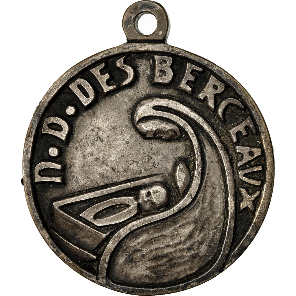 France, Medal, Religion, Notre Dame des Berceaux, EF(40-45), Silvered bronze