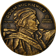 France, Medal, Monument d'Adam mickiewicz à Paris, 1929, Lavrillier, MS(64)