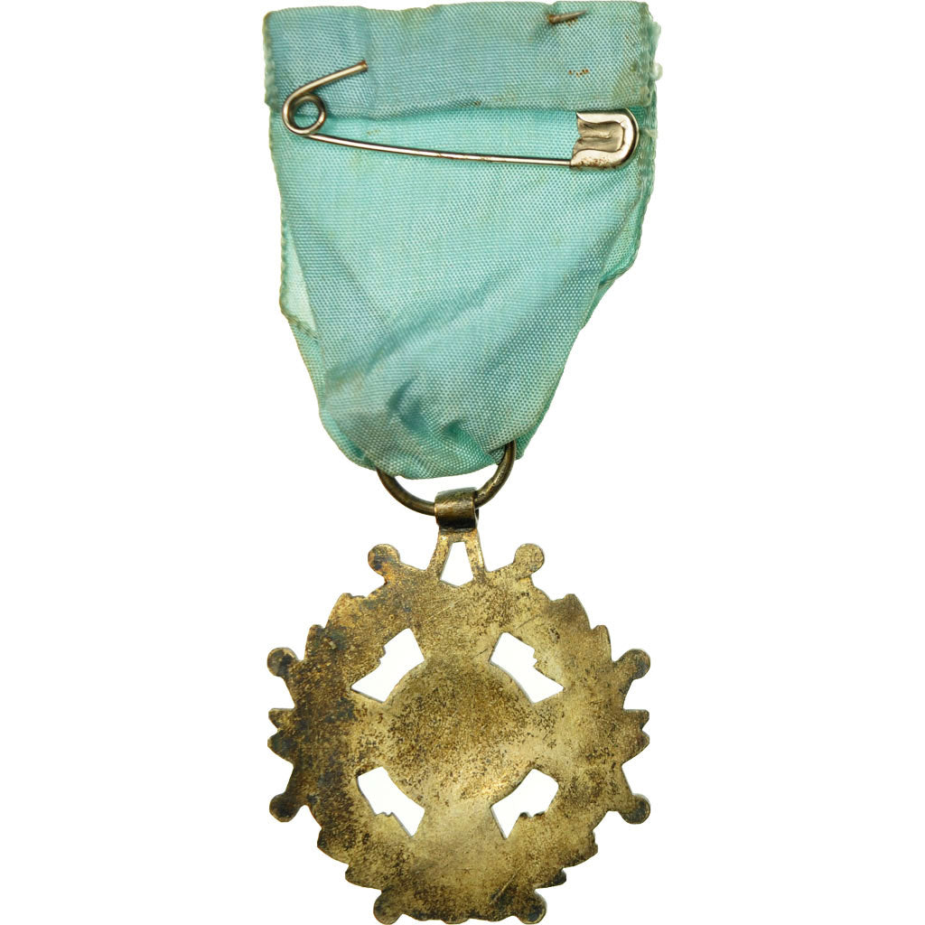 France, Médaille au Mérite, Medal, Very Good Quality, Silvered bronze, 41