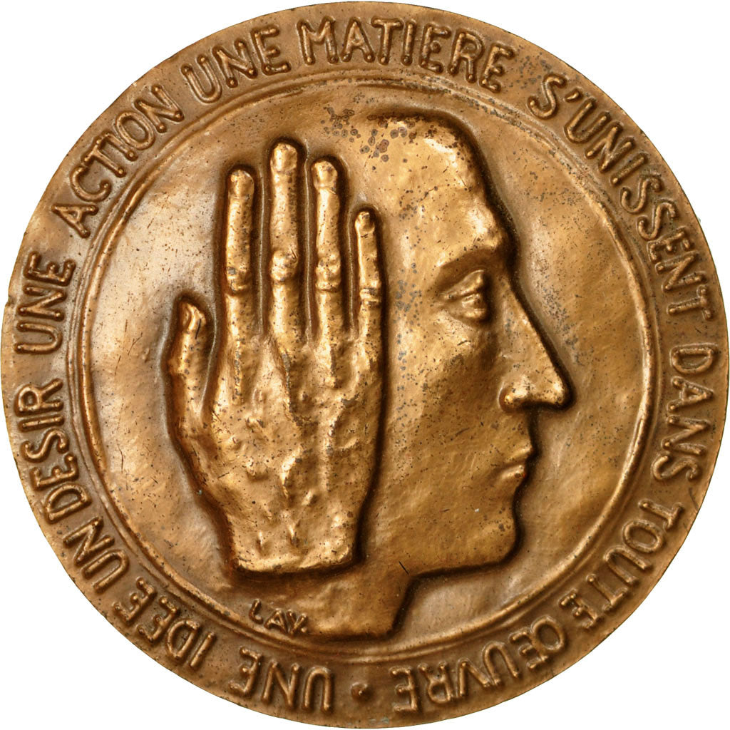 Francia, medalla, Chambre des Métiers de France, Artisanat, 1967, Lax, MBC+