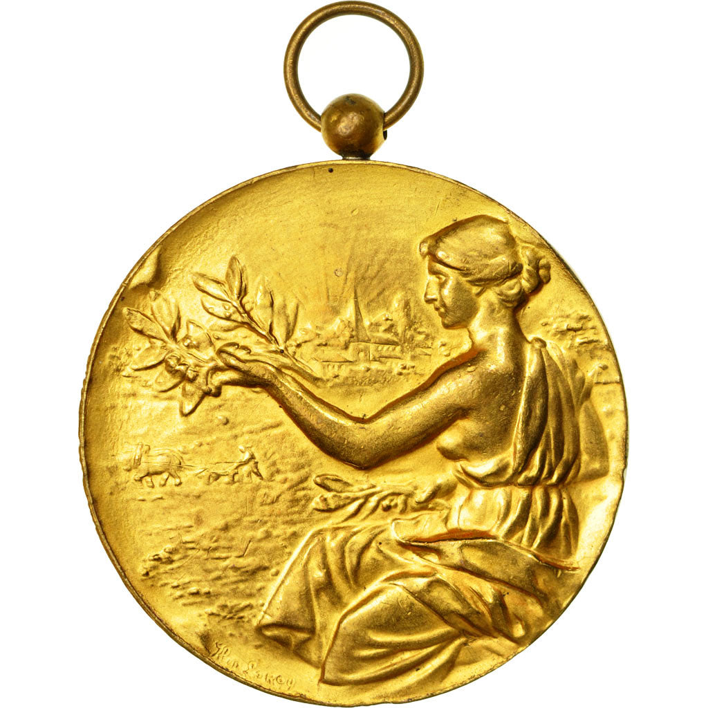 Belgium, Medal, Brood en Pasteiwedsstijd, Gent, 1938, Leroy, AU(50-53), Gilt
