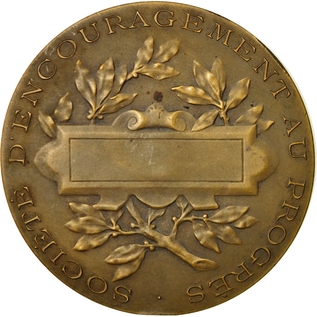 France, Medal, Société d'Encouragement au Progrès, Bottée, MS(60-62), Bronze