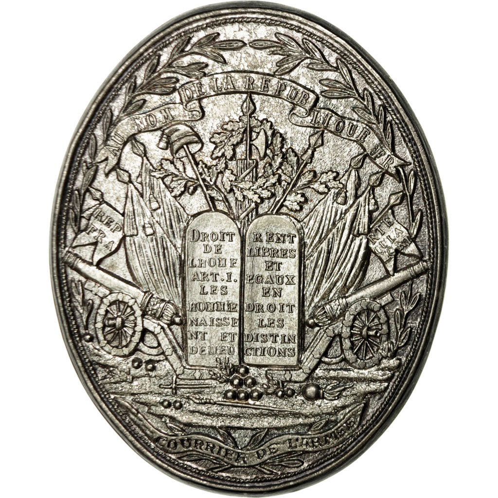 France, Medal, Révolution, Courriers des Armées de la République