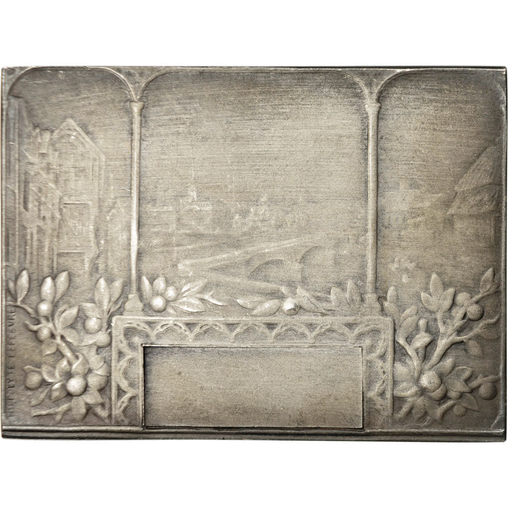 Francja, Medal, Art Nouveau, Ville de Rouen, Undated, Lefebvre, AU(50-53), Brąz