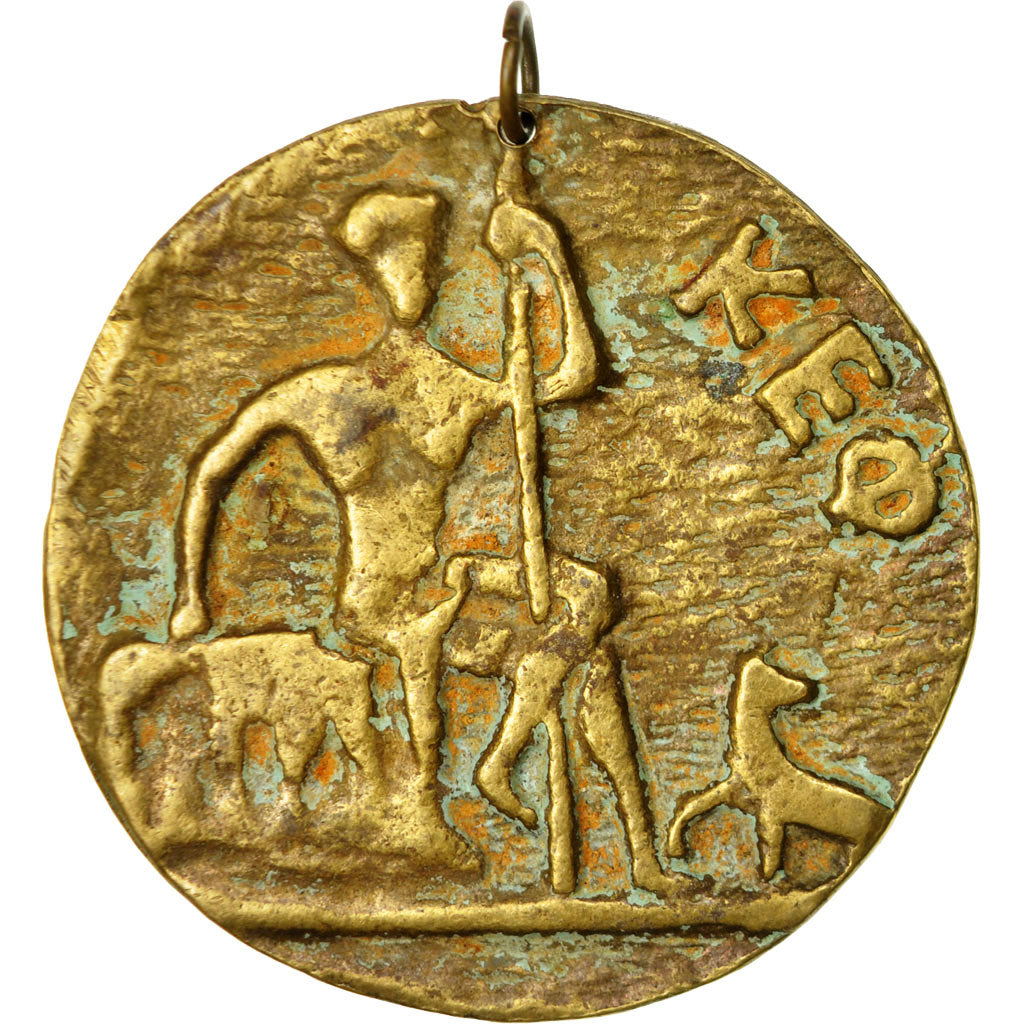 Frankreich, Medaille, Keo, Navire et Berger, SS+, Bronze