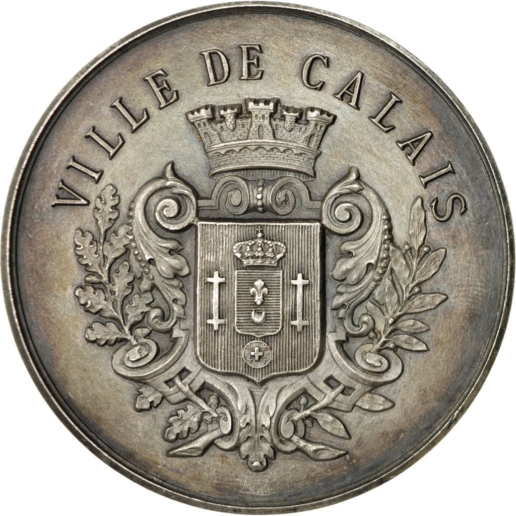 France, Medal, Académie de Musique, Ville de Calais, Rasumny, AU(55-58)