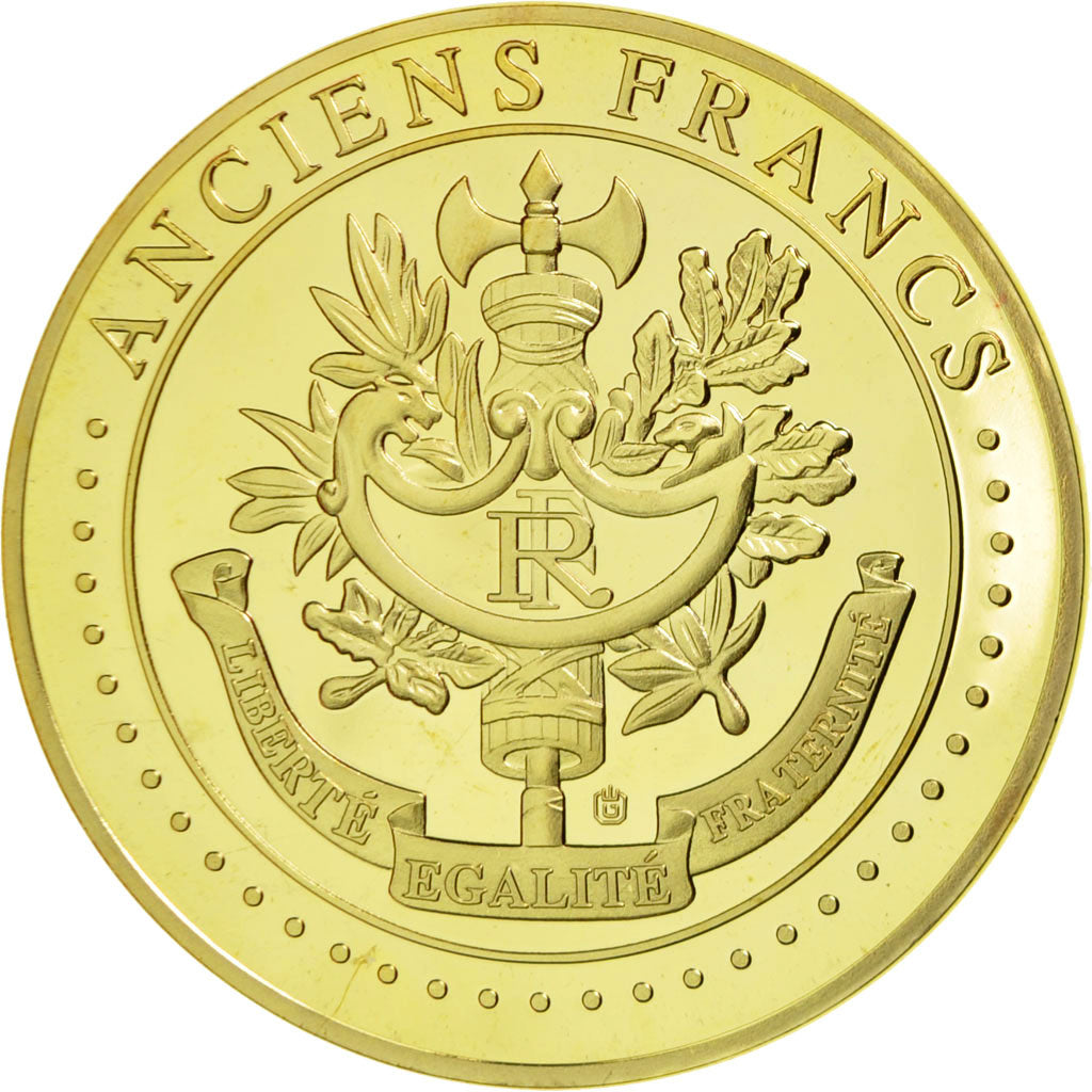 France, Médaille, Les Anciens Francs, billet de 5000 Francs Victoire, 2009