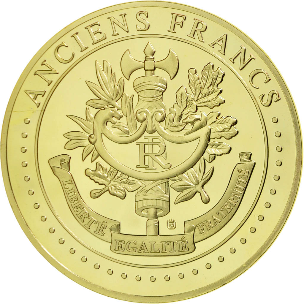 France, Medal, Les Anciens Francs, billet de 5000 Francs Victoire, 2009, MS(63)
