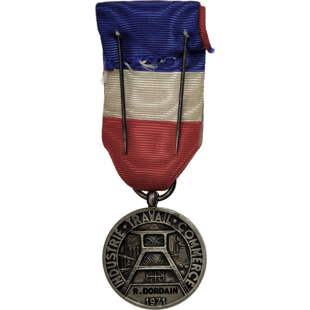 France, Médaille d'honneur du travail, Médaille, 1971, Excellent Quality