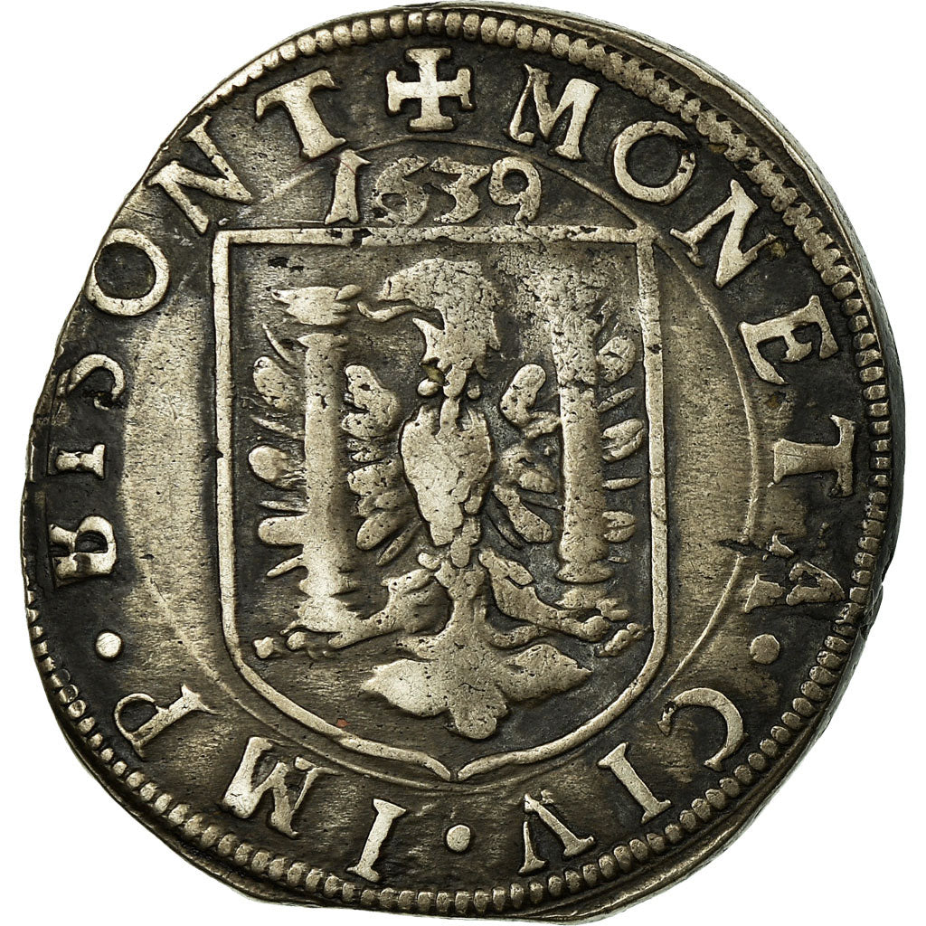Münze, Frankreich, Teston, 1639, Besançon, SS+, Silber, Boudeau:1288