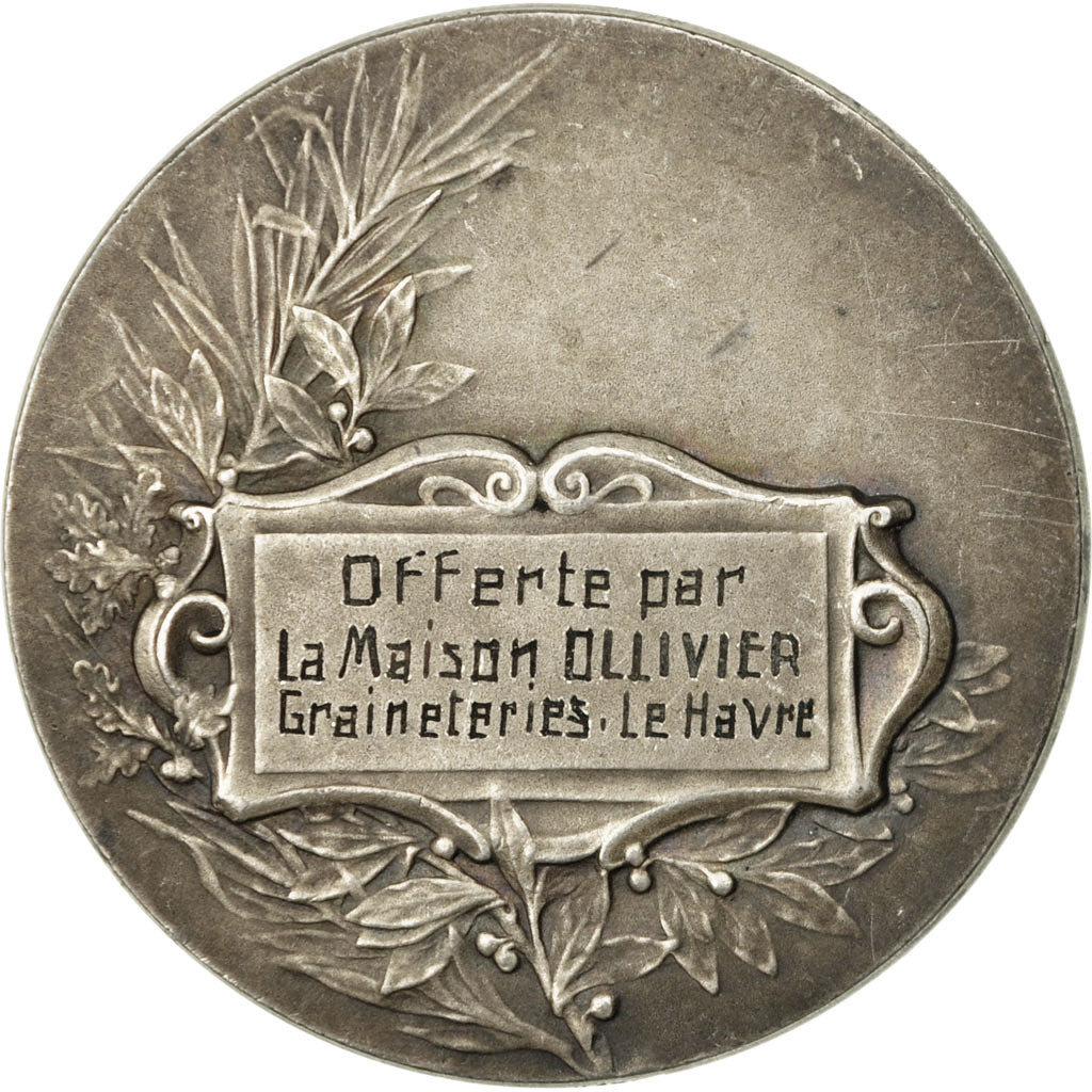 France, Medal, Horticulture, Le Havre, AU(50-53), Silver