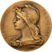 France, Medal, Marianne, Ville de Sanvic (Le Havre), Roty, MS(60-62), Bronze
