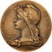 France, Medal, Marianne, Ville de Sanvic (Le Havre), Roty, MS(63), Bronze
