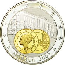 France, Médaille, Europe, Monaco, 2007, FDC, Cuivre plaqué Argent