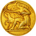 France, Medal, Société Canine de Picardie, Tschudin, AU(50-53), Gilt Bronze