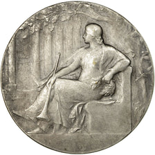 France, Médaille, Société Canine de Picardie, Dubois.A, TTB+, Silvered bronze