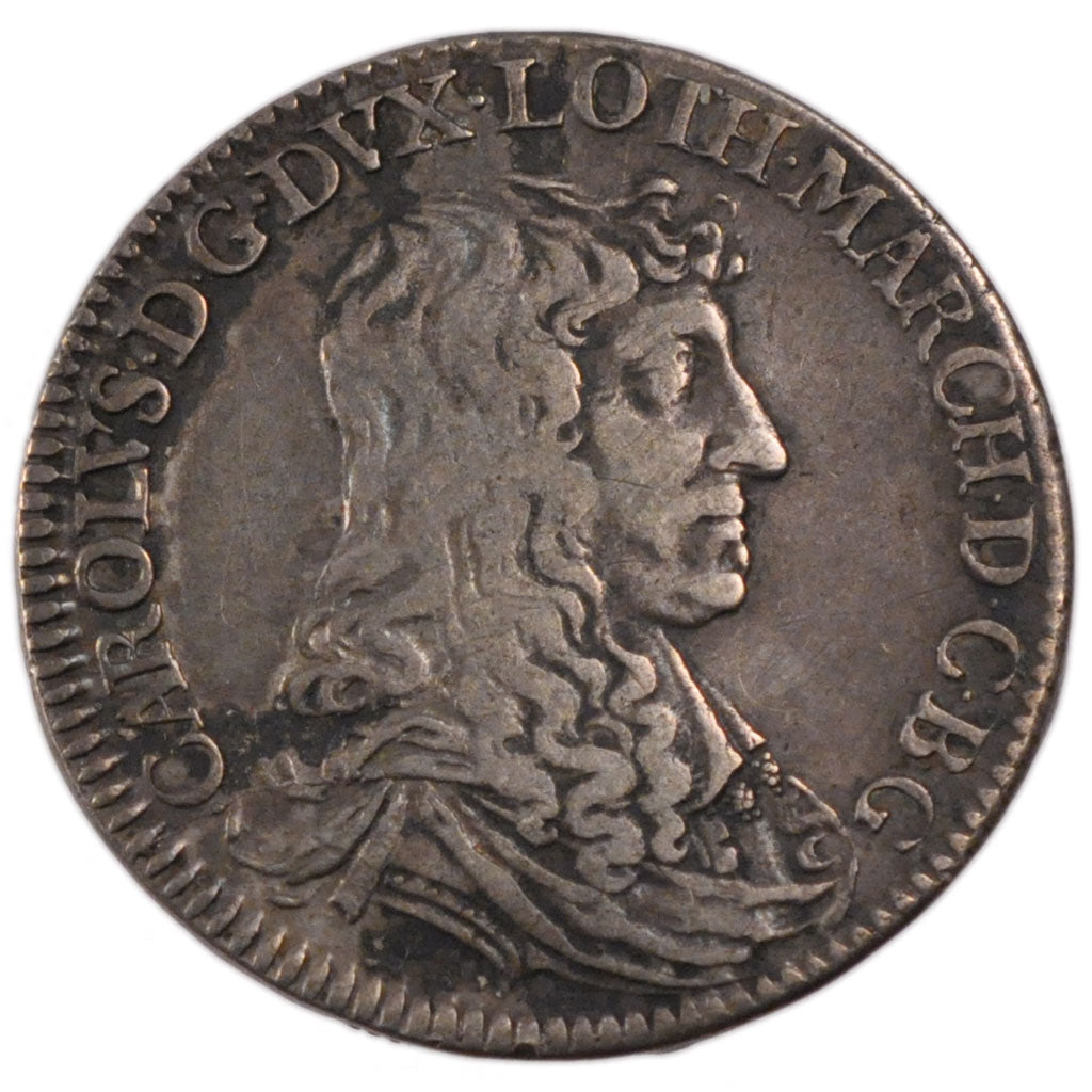Francia, Teston, 1668, Nancy, BB, Argento, Boudeau:1566
