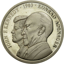 Deutschland, Medaille, John Kennedy-Konrad Adenauer, UNZ, Copper-nickel
