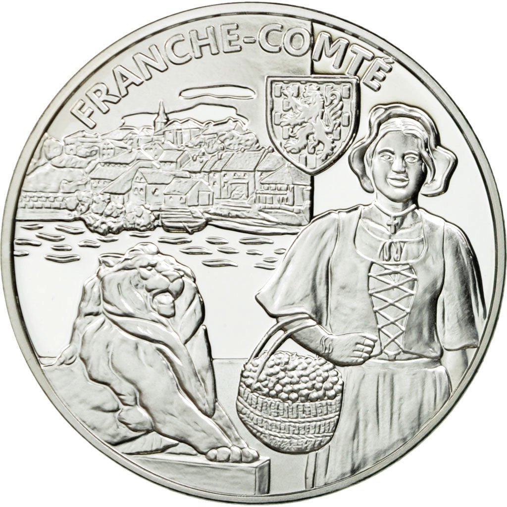 Frankreich, Medaille, Régions de France, Franche-Comté, STGL, Silber