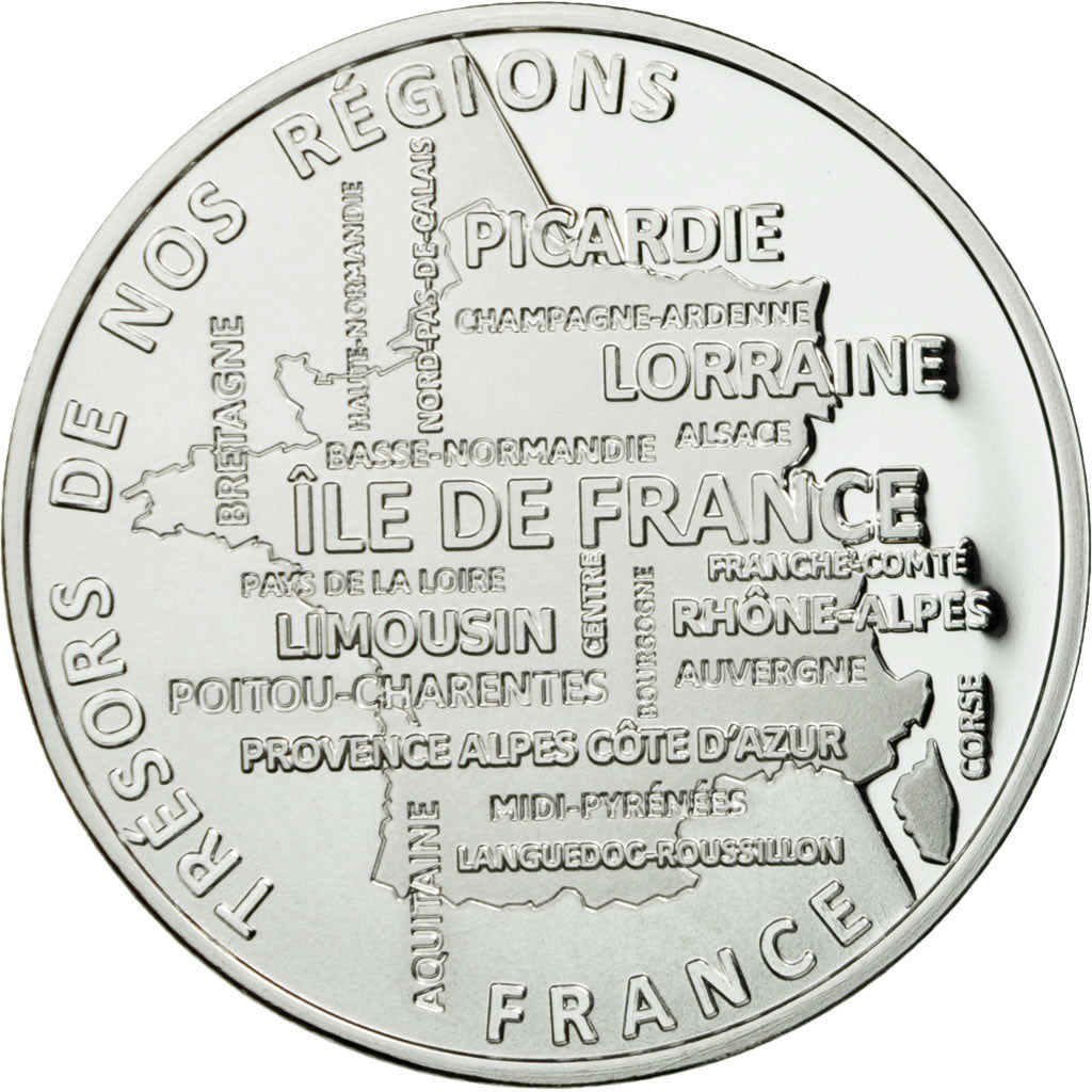 France, Medal, Régions de France, Martinique, MS(65-70), Silver